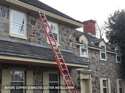 Specialty Copper Gutters